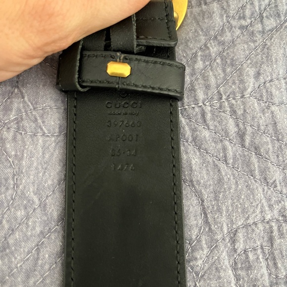 Authentic Gucci Marmont Wide Belt | Size 35-34 main image 6